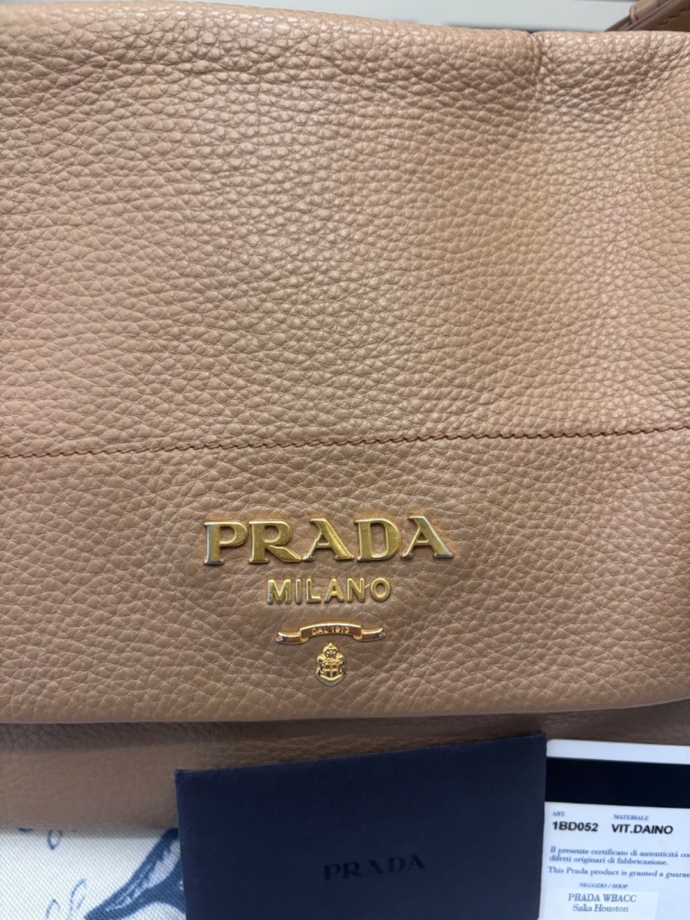Excellent Condition - Prada Vitello Daino Shoulder bag - Picture 4 of 10